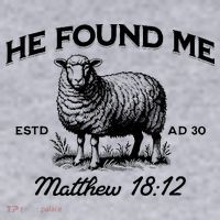 Jesus He Left 99 To Find Me Sheep Christian Women's Sweatshirt thumb 2