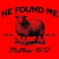 Jesus He Left 99 To Find Me Sheep Christian Santa Hat thumb 1