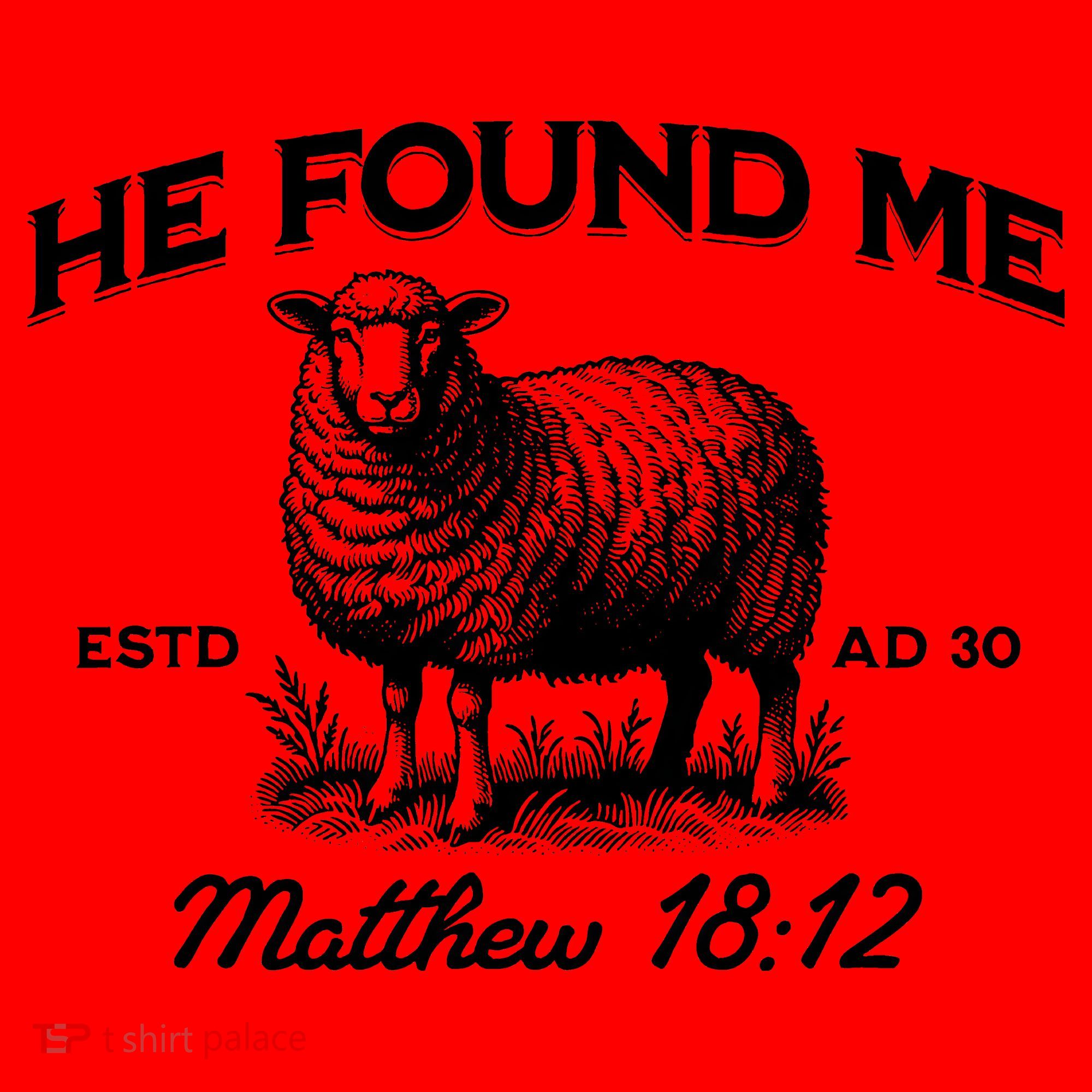 Jesus He Left 99 To Find Me Sheep Christian Santa Hat