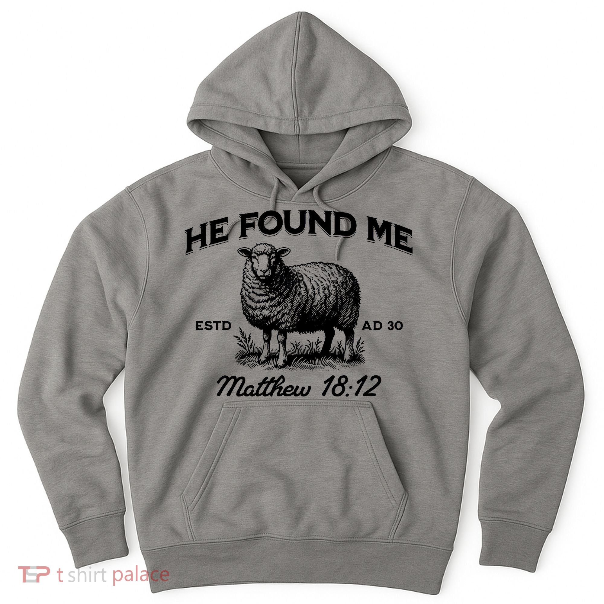 Jesus He Left 99 To Find Me Sheep Christian Hoodie