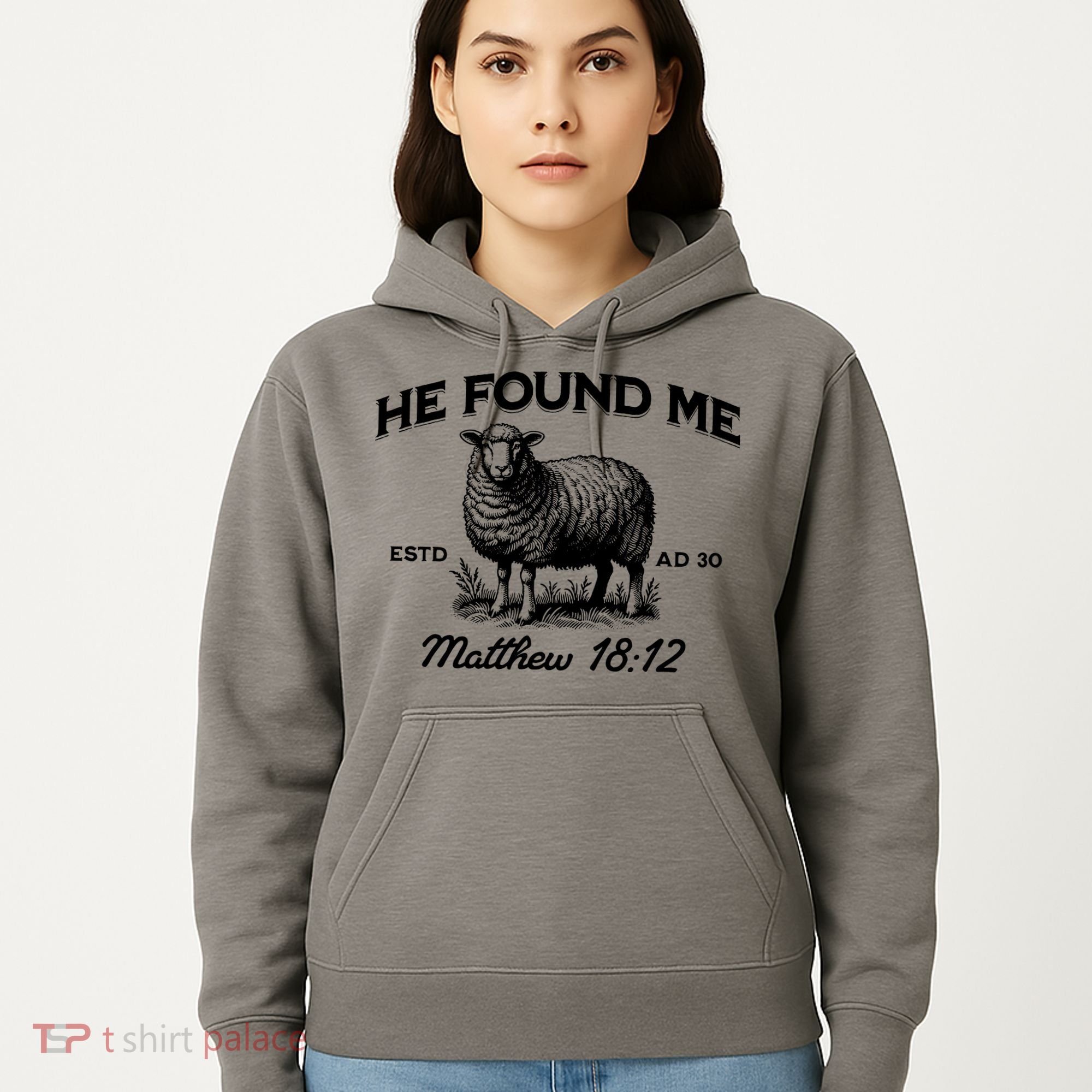 Jesus He Left 99 To Find Me Sheep Christian Hoodie