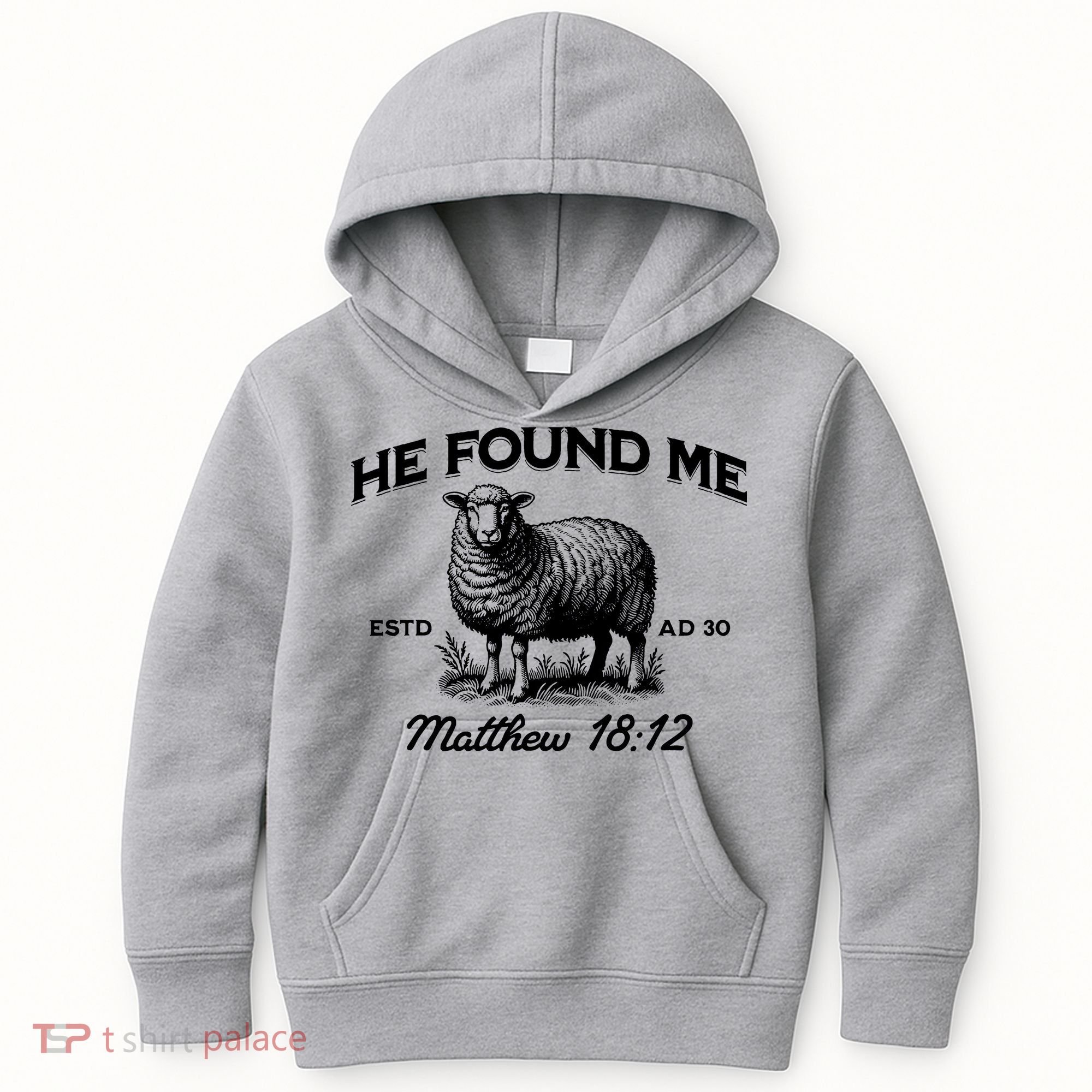 Jesus He Left 99 To Find Me Sheep Christian Kids Hoodie