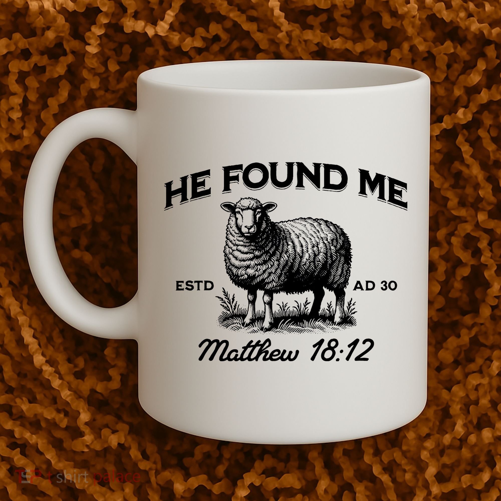 Jesus He Left 99 To Find Me Sheep Christian Coffee Mug