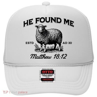 Jesus He Left 99 To Find Me Sheep Christian Hat