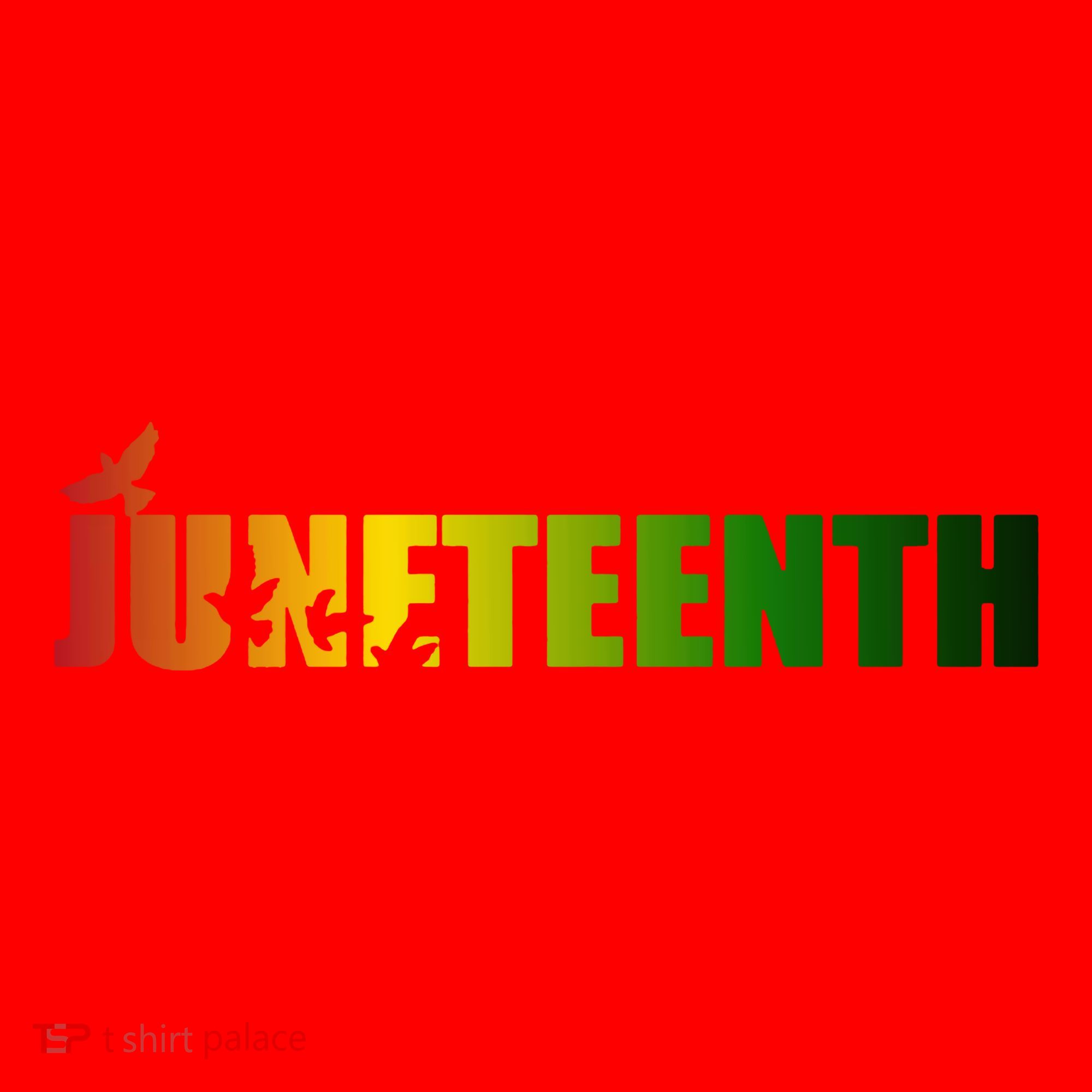 Juneteenth Holiday Logo Santa Hat