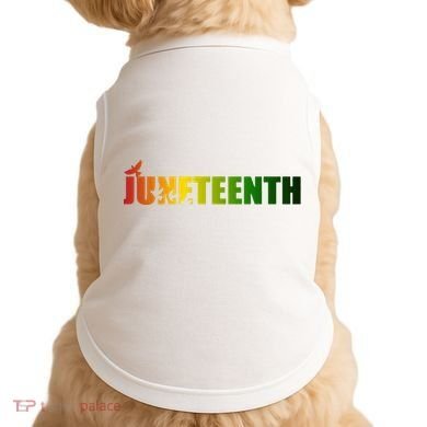 Juneteenth Holiday Logo Doggie Tank