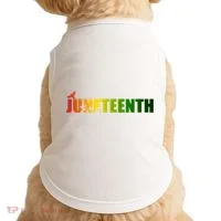 Juneteenth Holiday Logo Doggie Tank thumb 0