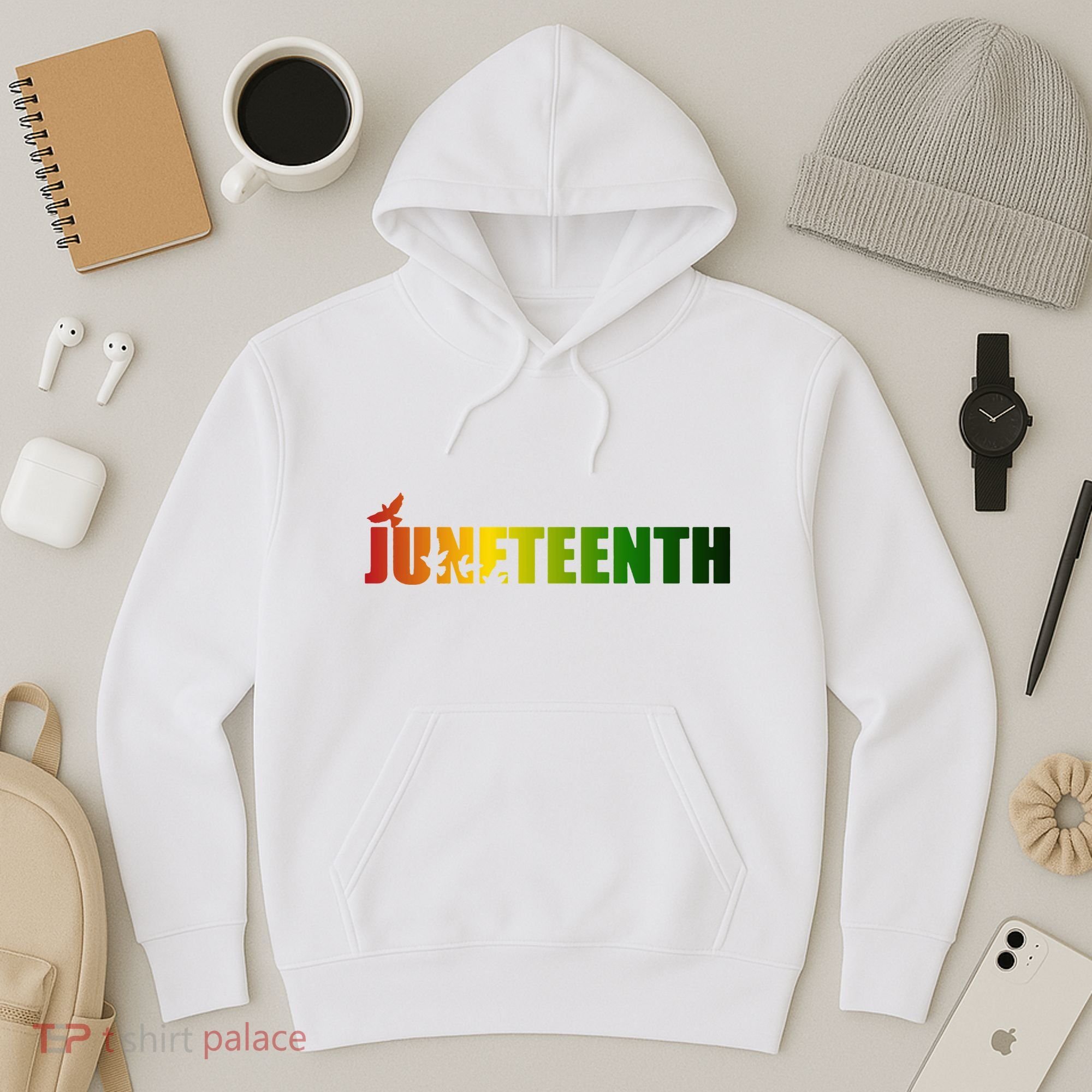 Juneteenth Holiday Logo Hoodie