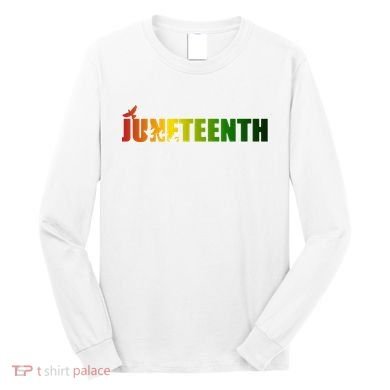Juneteenth Holiday Logo Long Sleeve Shirt