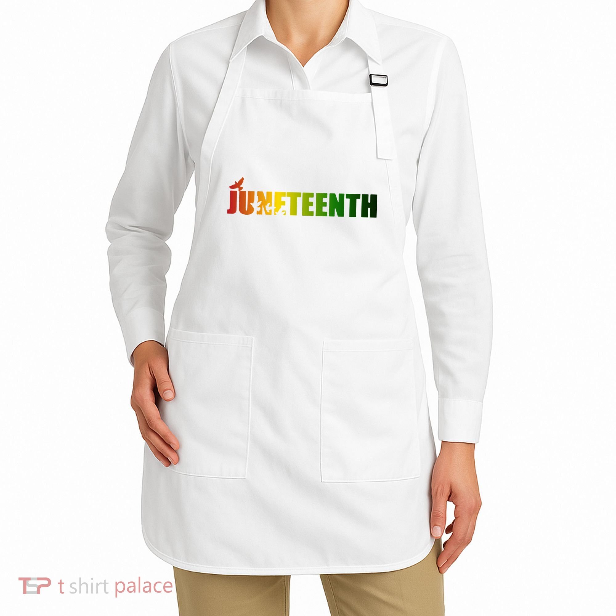 Juneteenth Holiday Logo Apron