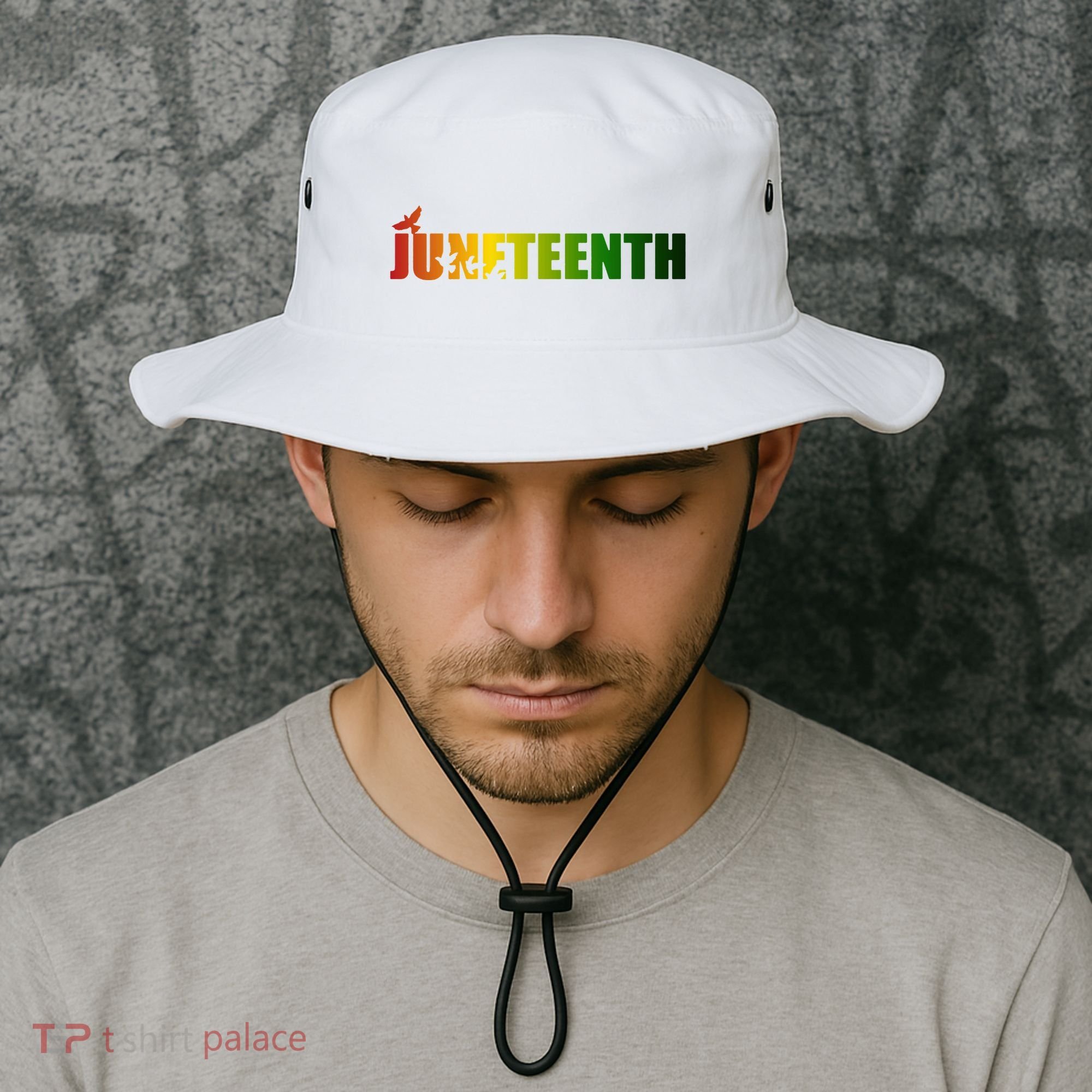 Juneteenth Holiday Logo Bucket Hat