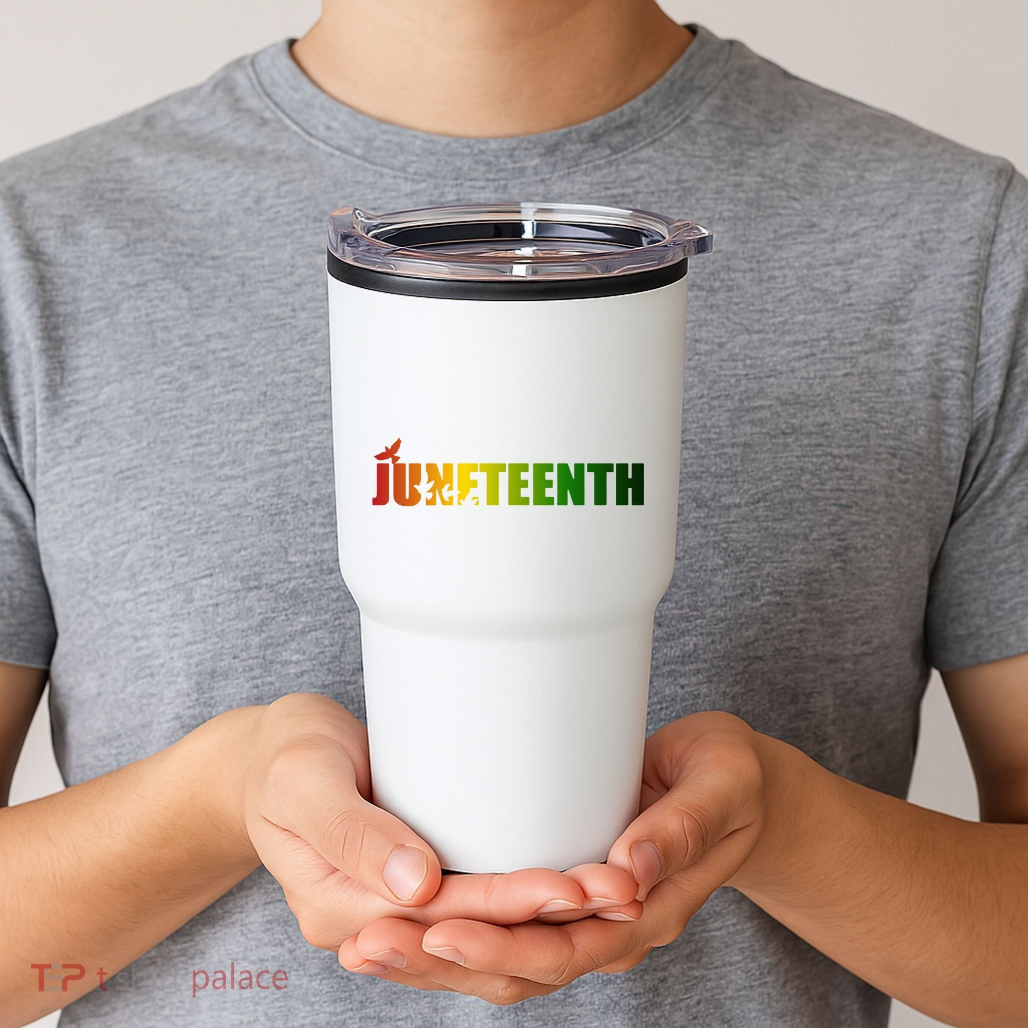 Juneteenth Holiday Logo Tumbler