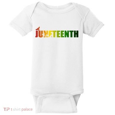 Juneteenth Holiday Logo Baby Bodysuit