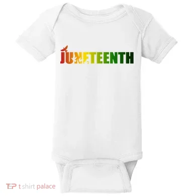 Juneteenth Holiday Logo Baby Bodysuit