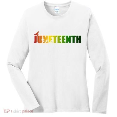 Juneteenth Holiday Logo Women's Long Sleeve Shirt