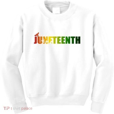 Juneteenth Holiday Logo Kids Sweatshirt