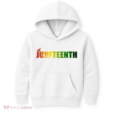 Juneteenth Holiday Logo Kids Hoodie