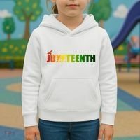 Juneteenth Holiday Logo Kids Hoodie thumb 3