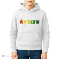 Juneteenth Holiday Logo Kids Hoodie thumb 4