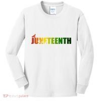Juneteenth Holiday Logo Kids Long Sleeve Shirt thumb 0