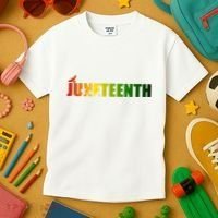 Juneteenth Holiday Logo Kids T-Shirt thumb 3