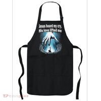 Jesus Heard My Cry His Love Lifted Me Apron thumb 0