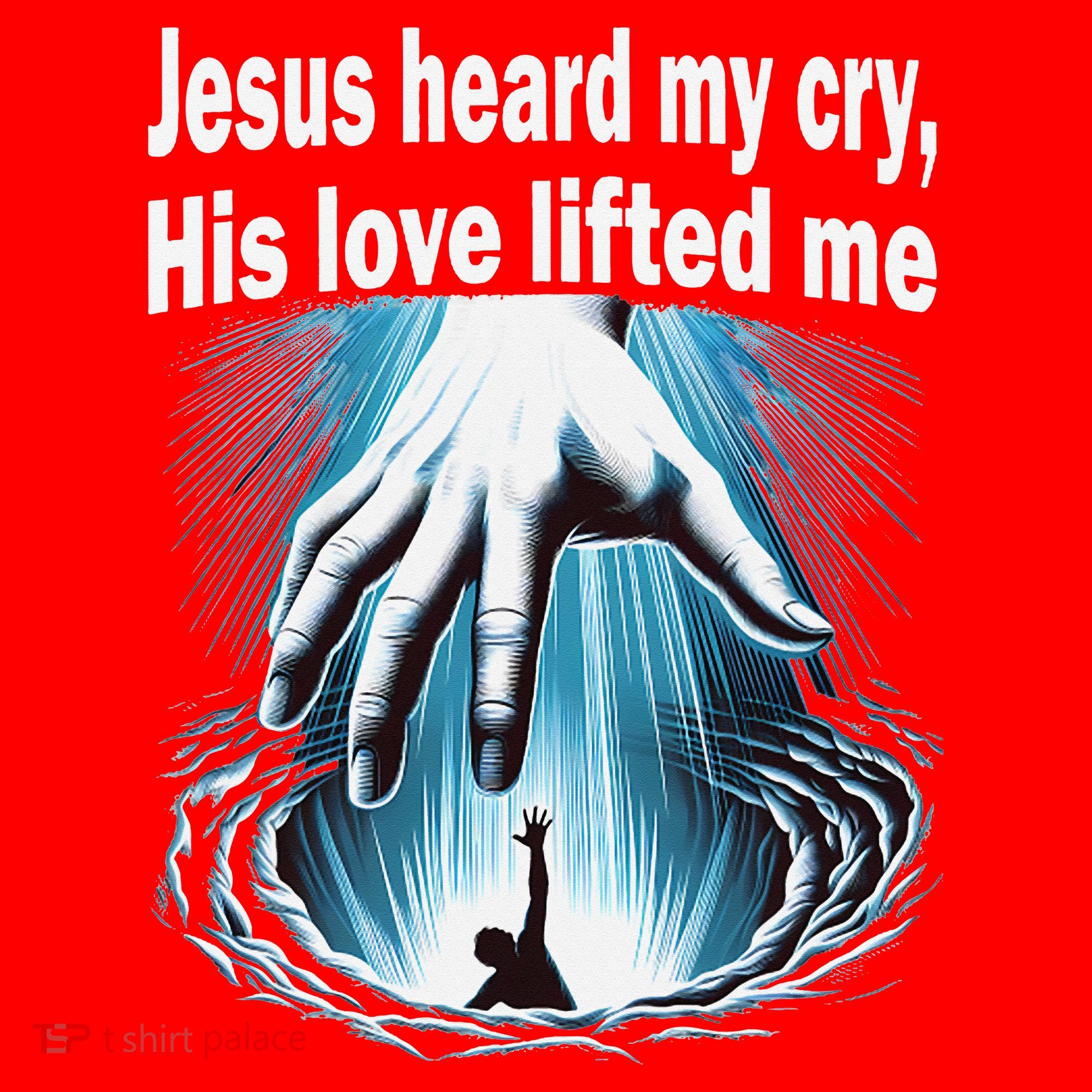 Jesus Heard My Cry His Love Lifted Me Santa Hat