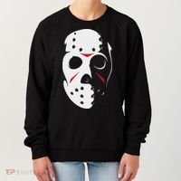 Jason Hockey Mask Halloween Friday 13th Women's Sweatshirt thumb 0