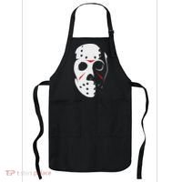 Jason Hockey Mask Halloween Friday 13th Apron thumb 0