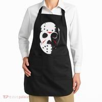 Jason Hockey Mask Halloween Friday 13th Apron thumb 2
