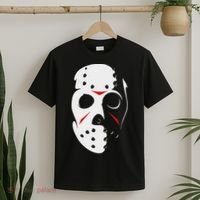 Jason Hockey Mask Halloween Friday 13th T-Shirt thumb 2