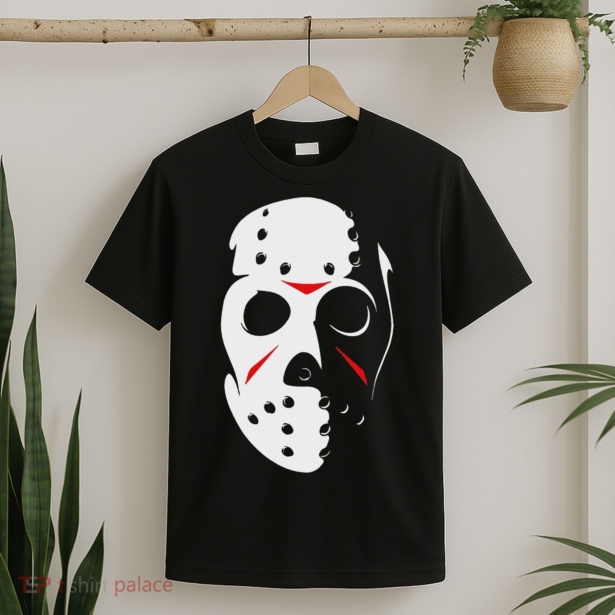 Jason Hockey Mask Halloween Friday 13th T-Shirt