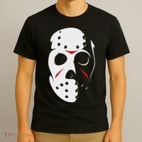 Jason Hockey Mask Halloween Friday 13th T-Shirt thumb 3