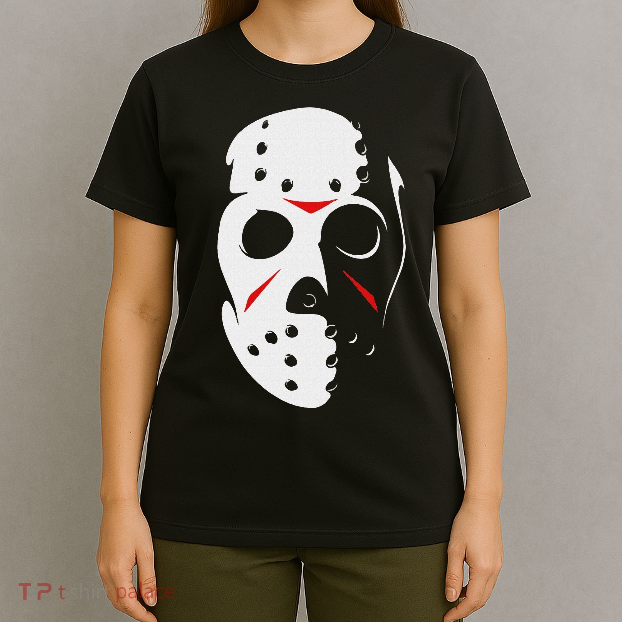 Jason Hockey Mask Halloween Friday 13th T-Shirt