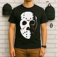 Jason Hockey Mask Halloween Friday 13th T-Shirt thumb 6