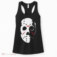 Jason Hockey Mask Halloween Friday 13th Women's Tank Top thumb 0