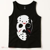 Jason Hockey Mask Halloween Friday 13th Tank Top thumb 2