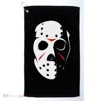Jason Hockey Mask Halloween Friday 13th Golf Towel thumb 0