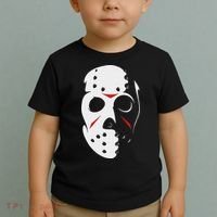 Jason Hockey Mask Halloween Friday 13th Toddler T-Shirt thumb 2