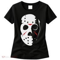 Jason Hockey Mask Halloween Friday 13th Women's T-Shirt thumb 0