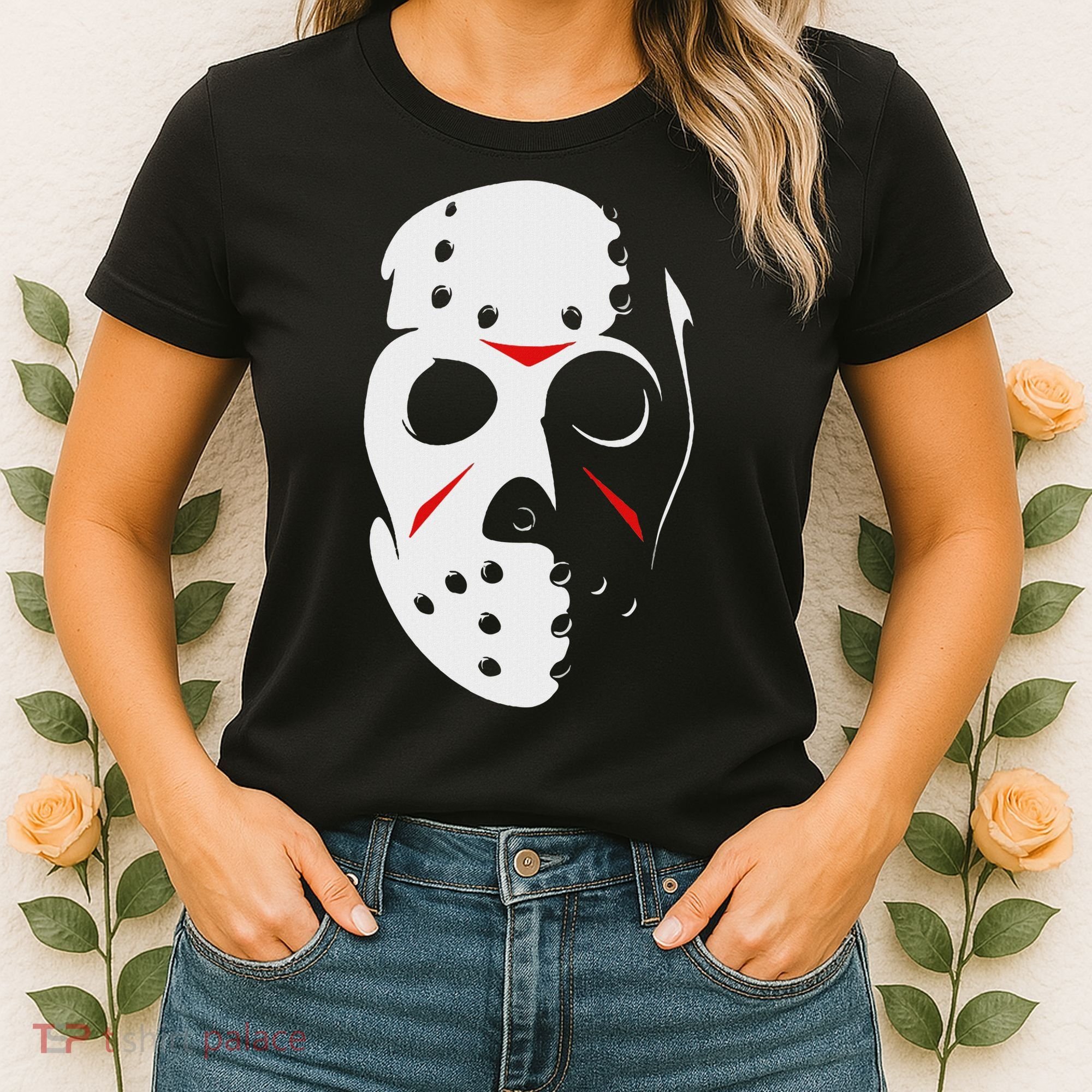 Jason Hockey Mask Halloween Friday 13th Women's T-Shirt