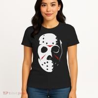 Jason Hockey Mask Halloween Friday 13th Women's T-Shirt thumb 4