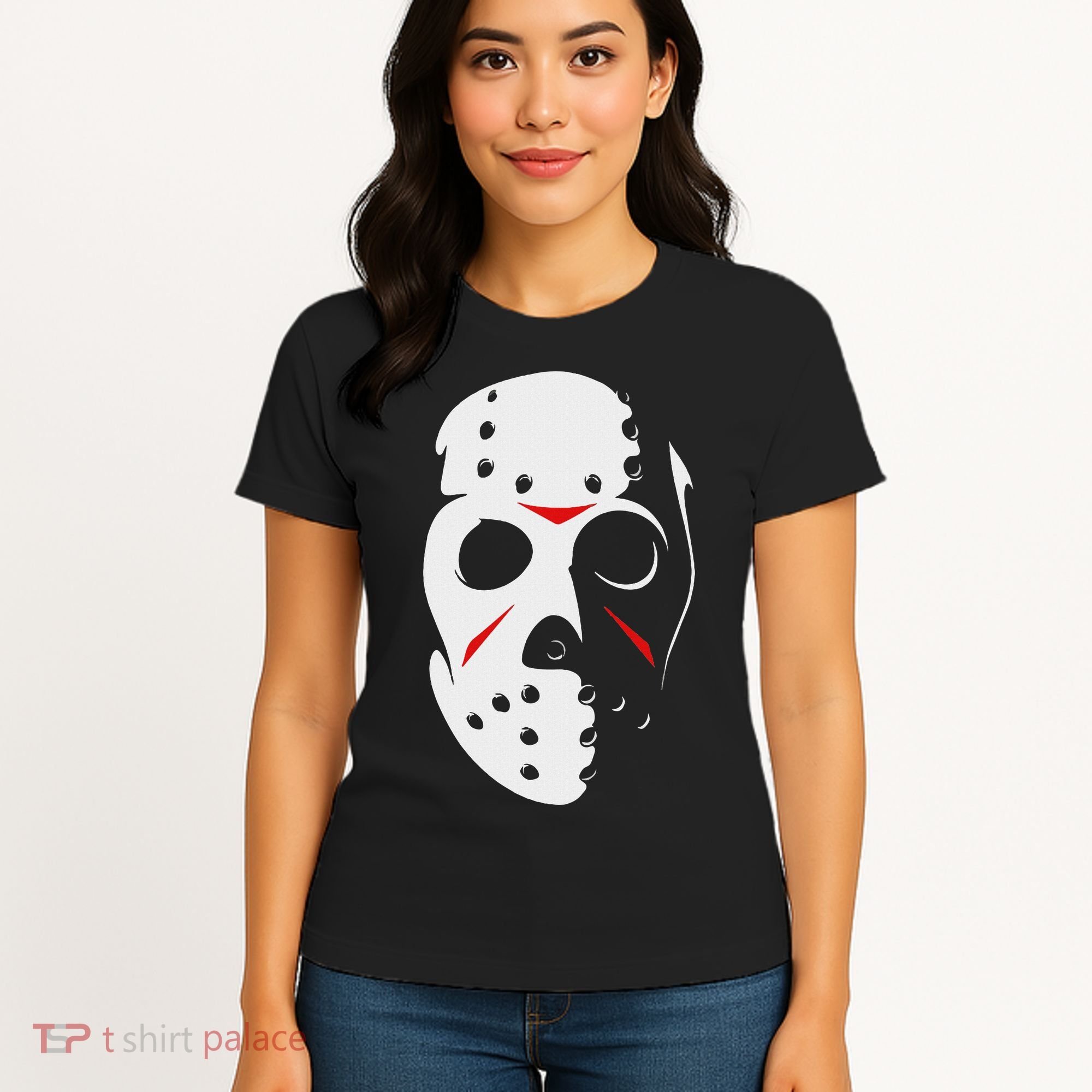 Jason Hockey Mask Halloween Friday 13th Women's T-Shirt