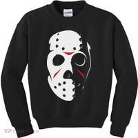 Jason Hockey Mask Halloween Friday 13th Kids Sweatshirt thumb 0