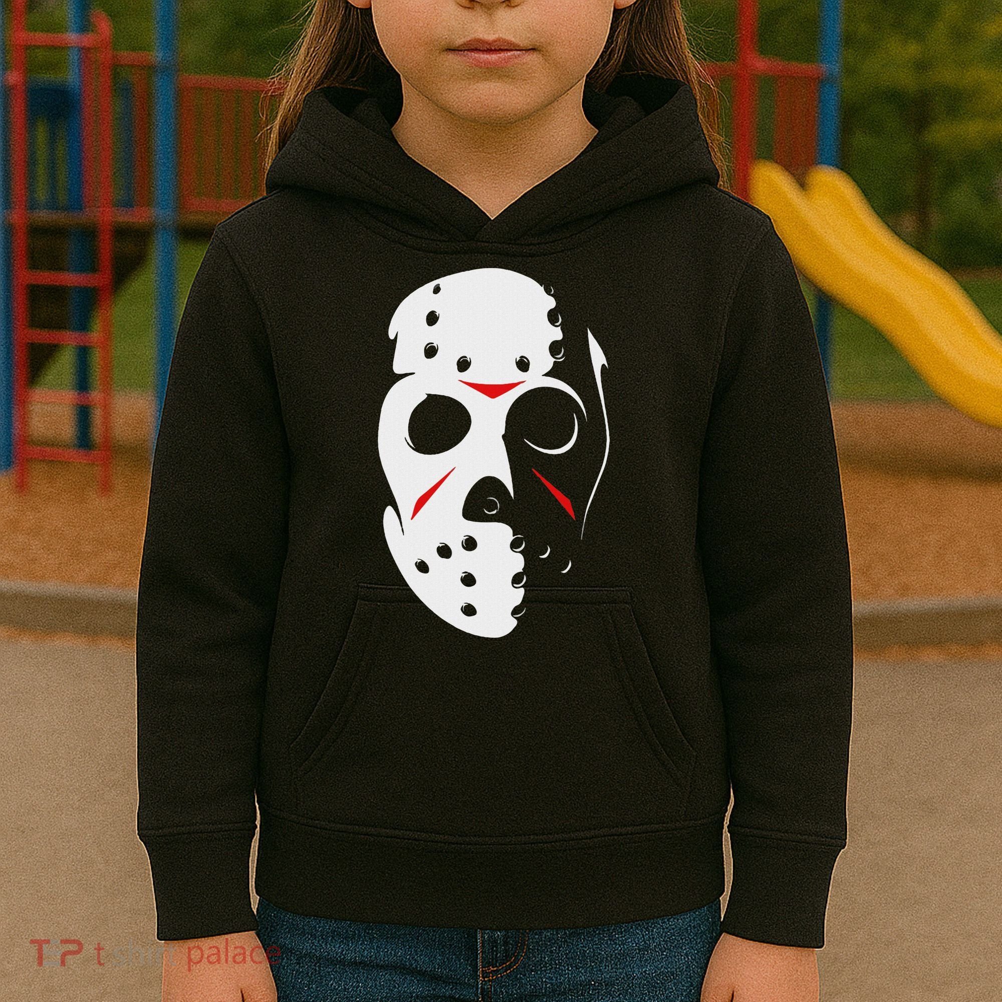 Jason Hockey Mask Halloween Friday 13th Kids Hoodie