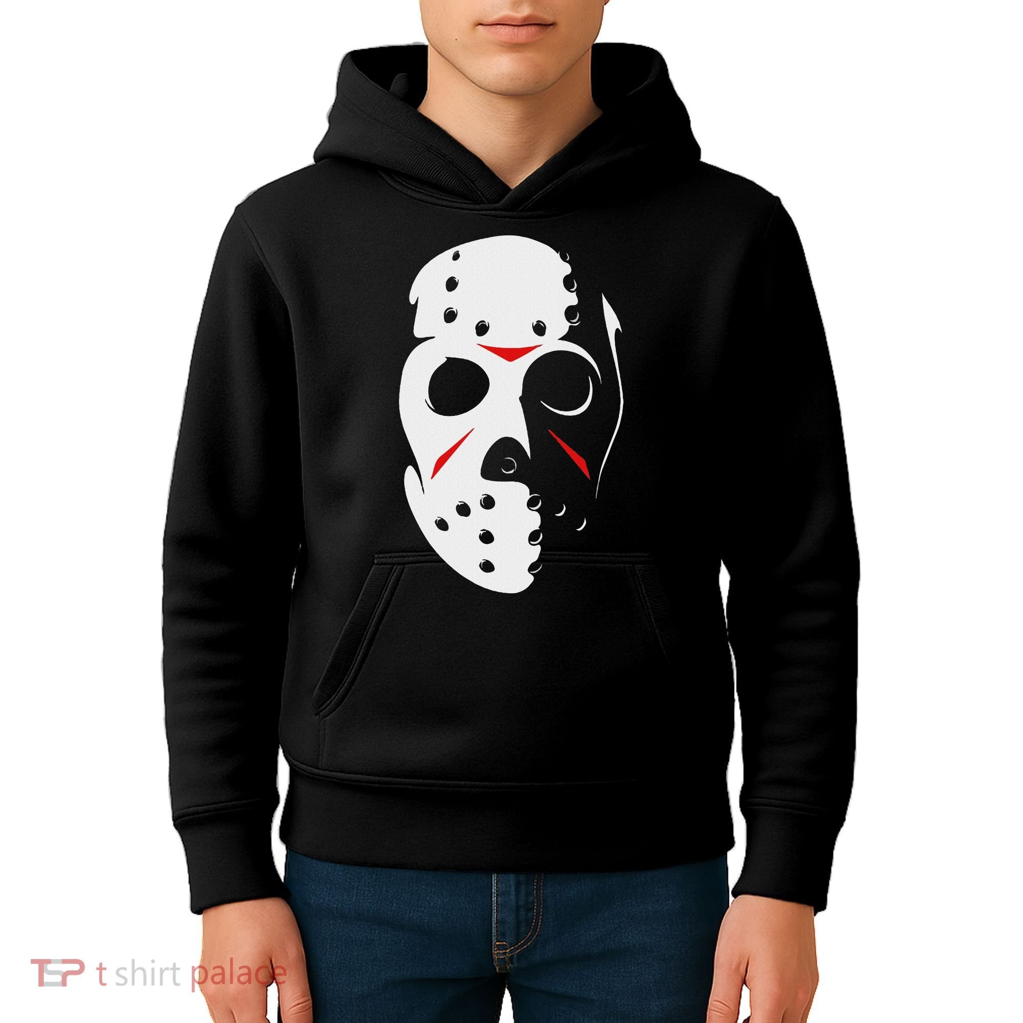 Jason Hockey Mask Halloween Friday 13th Kids Hoodie