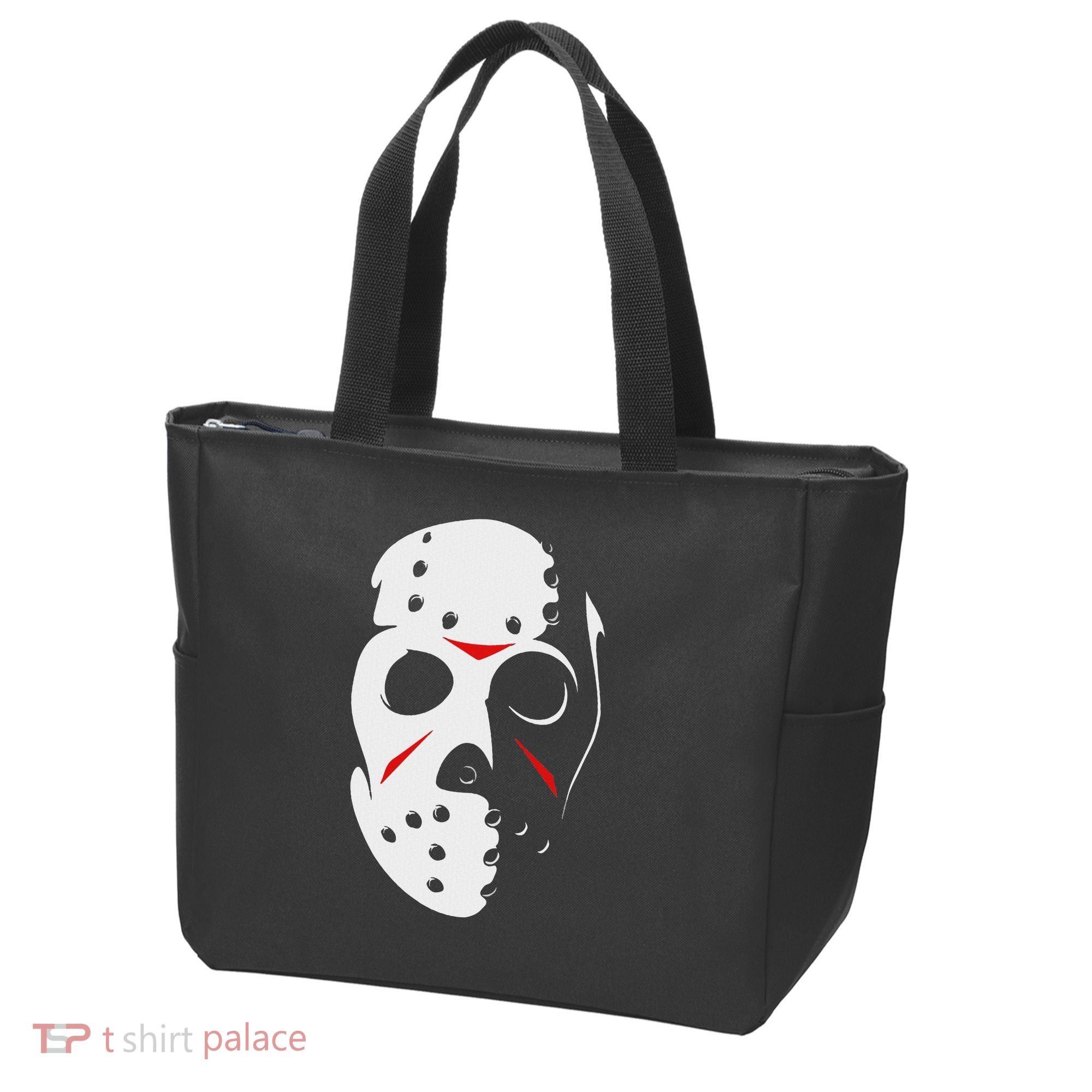 Jason Hockey Mask Halloween Friday 13th Tote Bag