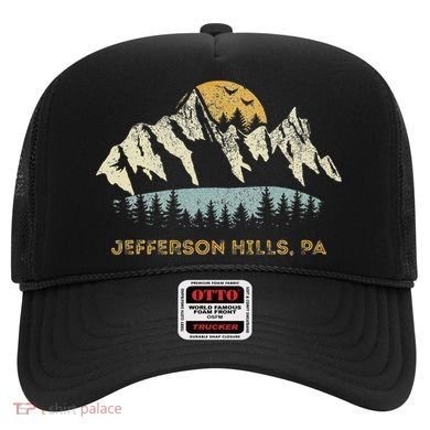 Jefferson Hills Pa Mountain Sunset Design Hat