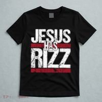 Jesus Has Rizz Simple Christian Faith Believer God Quote T-Shirt thumb 5
