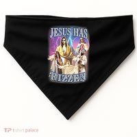 Jesus Has Rizzen USA-Made Doggie Bandana thumb 0